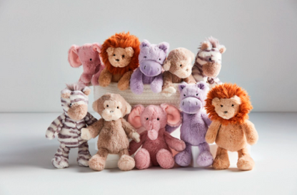 Safari Plush Rattle Pals
