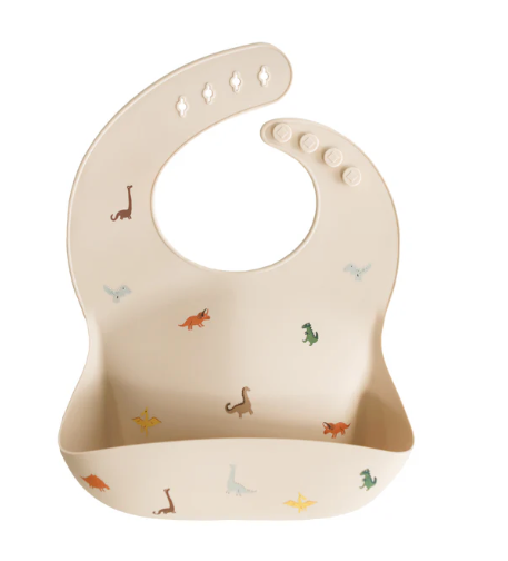 Mushie-Silicone Bib