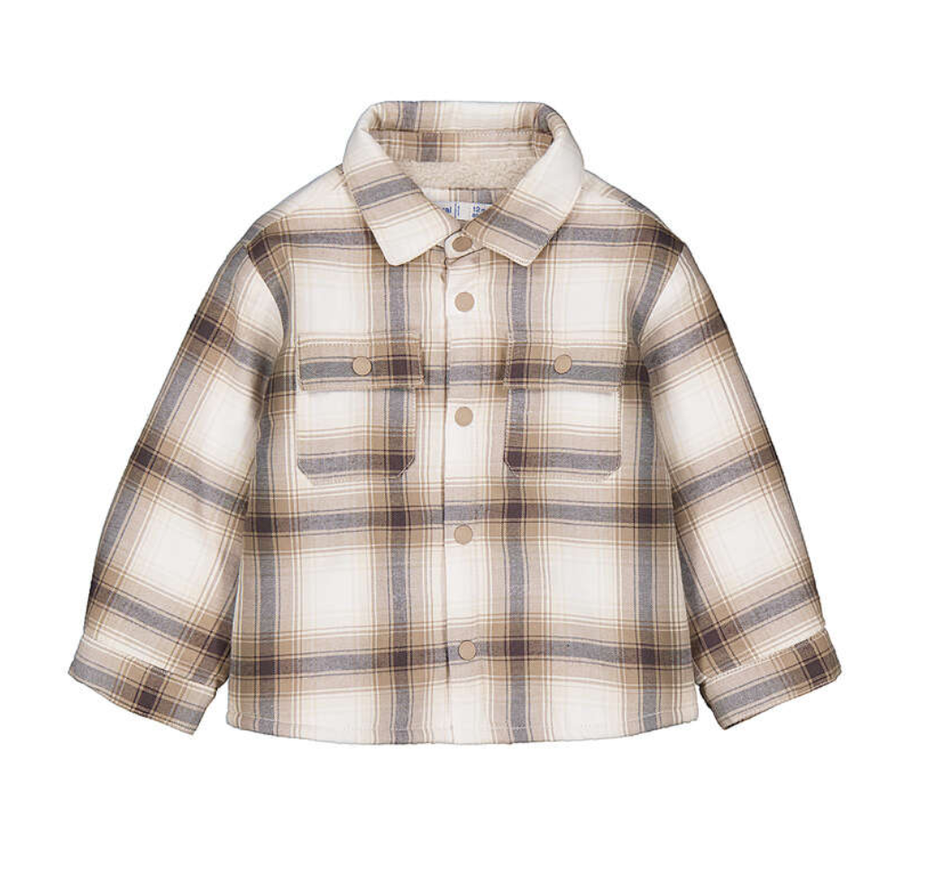 Mayoral - Shacket - Brown Plaid
