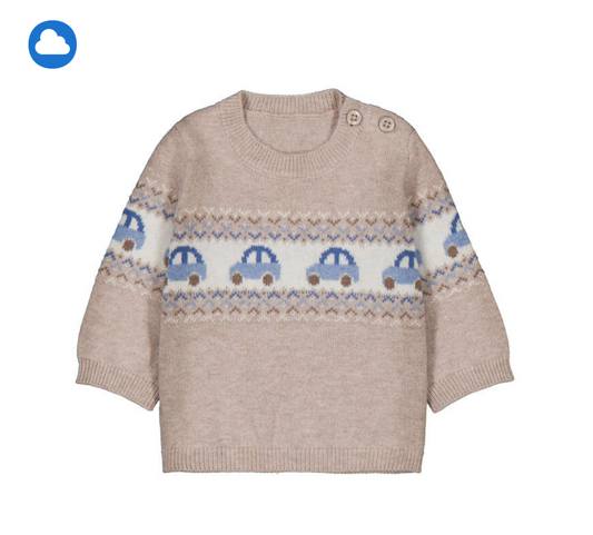 Mayoral - Mocha Sweater - Cars