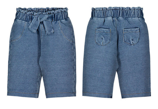 Mayoral Girls Denim Tie Pants