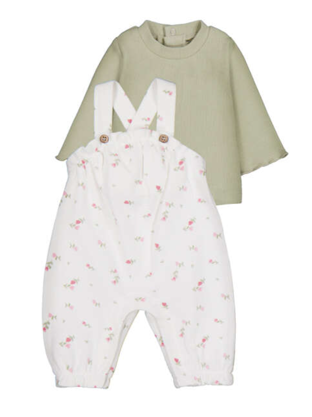 Mayoral Overalls Set - Bayleaf