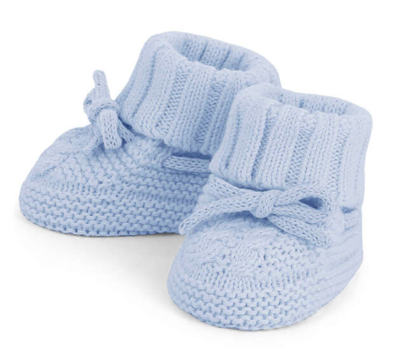 Mayoral Knit Booties - Sky