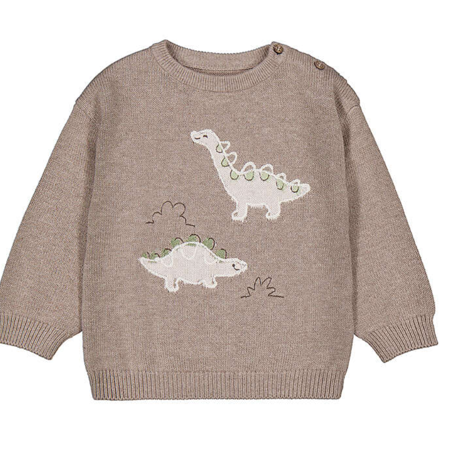 Mayoral Sweater Dino - Truffle