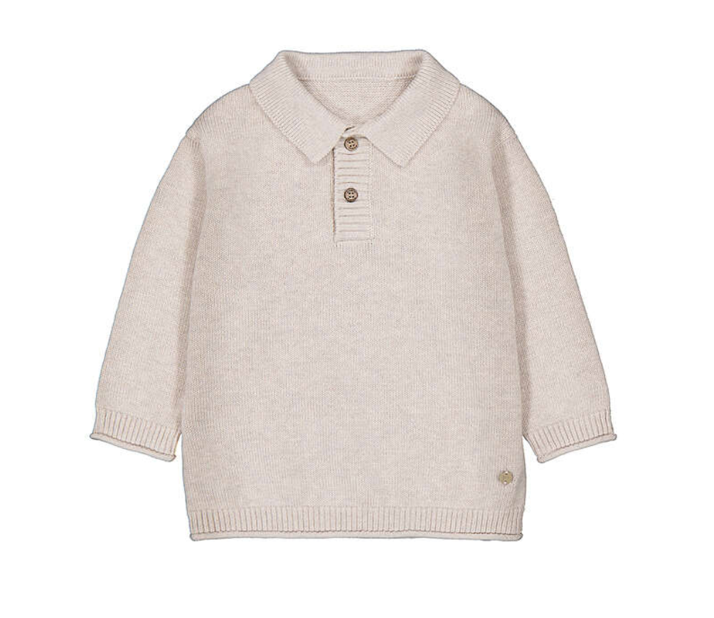 Mayoral Polo Sweater - Oat