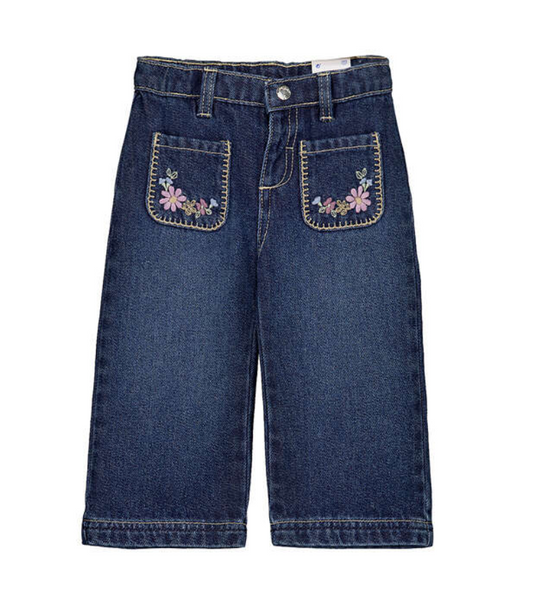 Mayoral Denim Pants - Floral