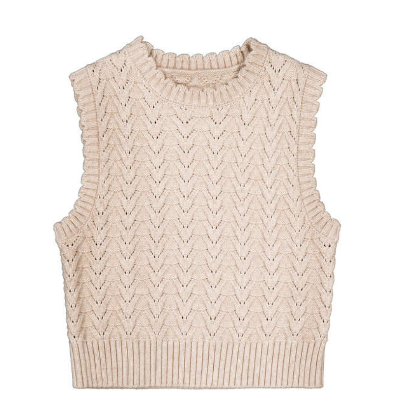 Mayoral Knit Vest - Beige