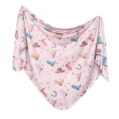 Knit Swaddle Blanket - Cheyenne