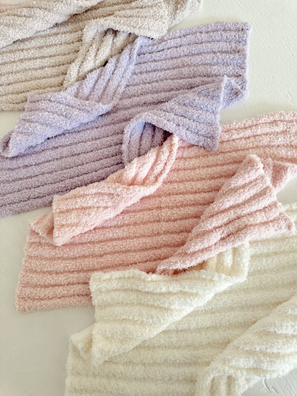 Wave Mini Blanket, Cream