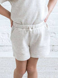 Organic Waffle Tee and Shorts Set - Oat