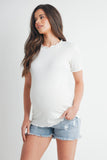Ribbed SS T-Shirt Maternity