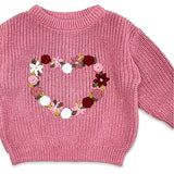 Rose Heart Sweater