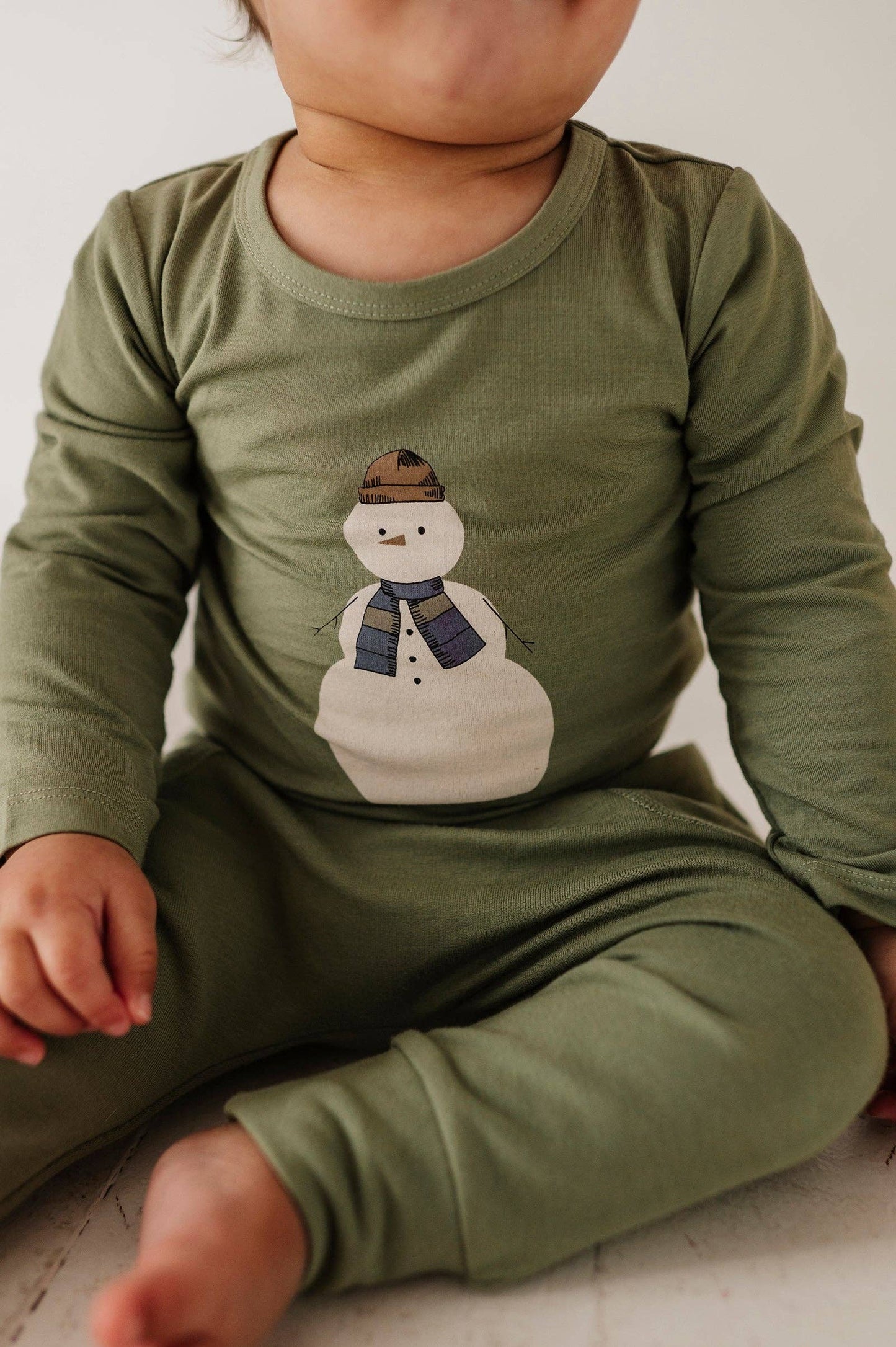 Long Sleeve Bodysuit Bamboo - Trains