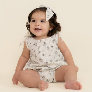 Organic Bubble Romper - Bloom