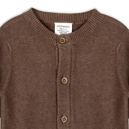 Chunky Knit Jumpsuit - Cocoa