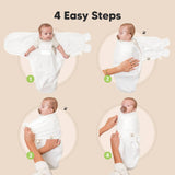 Soothe Zippy Baby Swaddle Sleep Sacks: Daffodil