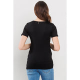 Ribbed SS Top Maternity