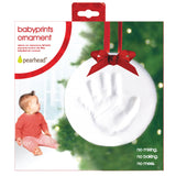 Baby Christmas Handprint or Footprint Keepsake Ornament