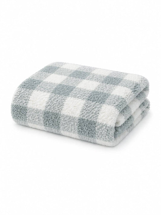 Gingham Blanket Green