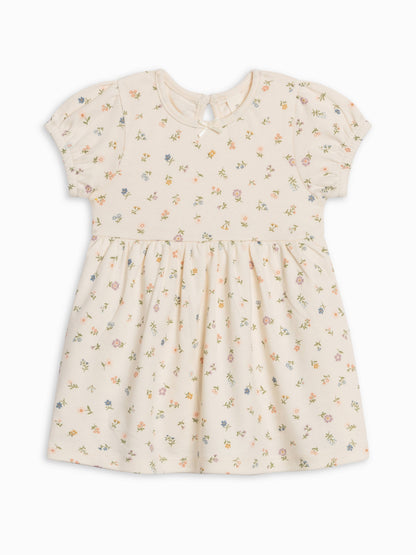 Puff Sleeve Bodysuit Dress - Petaline Floral