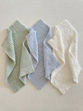 Waffle Mini Blanket Green