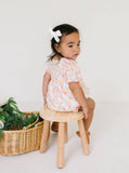 Quinn Poplin Romper - Bunny Field