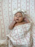 Blush Meadow 6 Layer Gauze Blanket