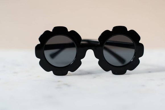 Babeehive Goods - Toddler & Kid Daisy Sunglasses - Black