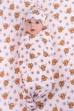 HIGHLAND CUTIE SWADDLE & BEANIE