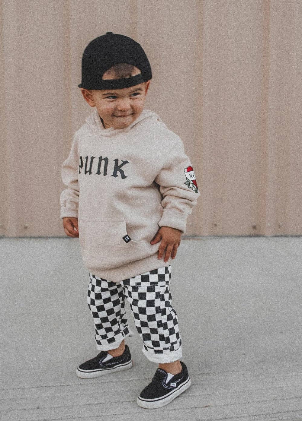 PUNK Hoodie Brown