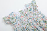 Smocked Flutter Romper - Floral