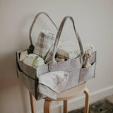 Large Diaper Caddy - White