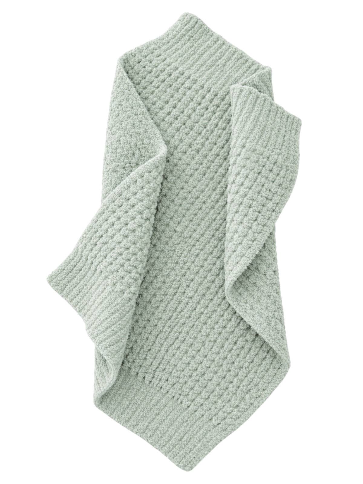Waffle Mini Blanket Green