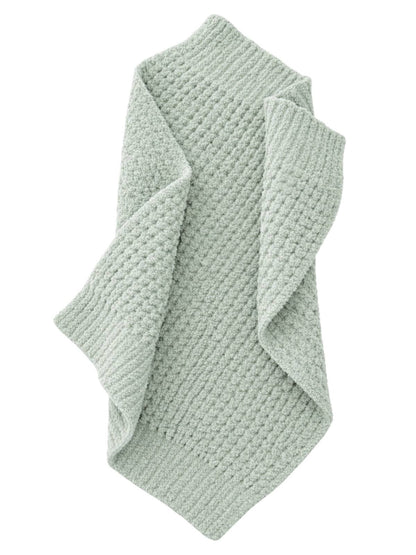 Waffle Mini Blanket Green