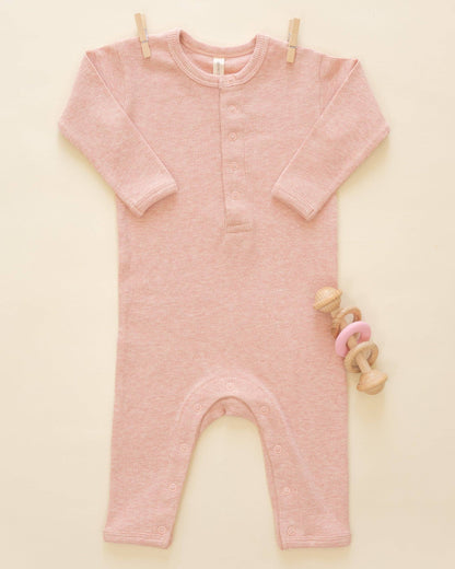 Ribbed Jumpsuit - Rose