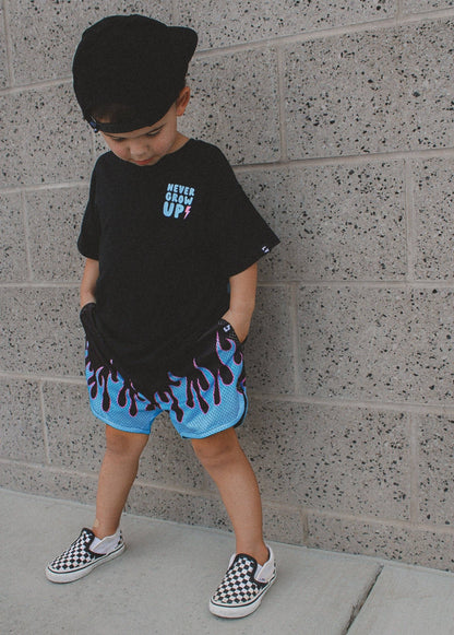 Never Grow Up T-Shirt Blue