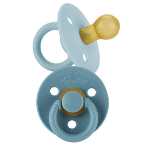 Itzy Soother™ Natural Rubber Paci Sets: Harbor + Coast