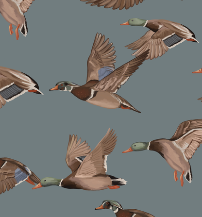Mallards (Ribbed) Zip Pajamas