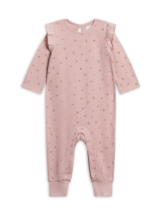 Mila Waffle LS Romper - Tilda