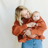 goumikids - Knit Cotton Baby Stay-On Boots - Clay