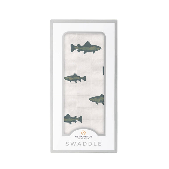 Gone Fishing Swaddle