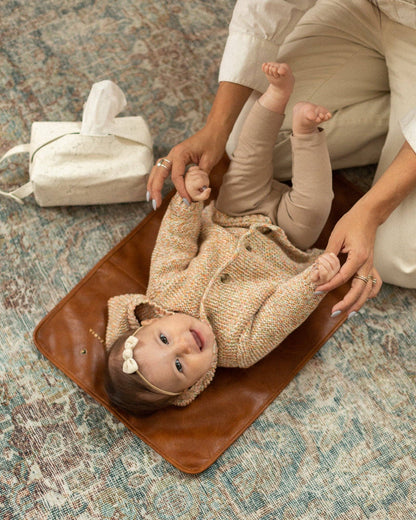 Vegan Leather Baby Changing Mat
