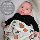 How We Roll Muslin Swaddle Blanket