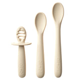 Ali+Oli - Ali+Oli (3-pc) Multi Stage Spoon Set for Baby (Coco) 6m+