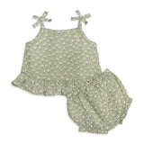Viverano - Sage Floral Tie Set (Organic)