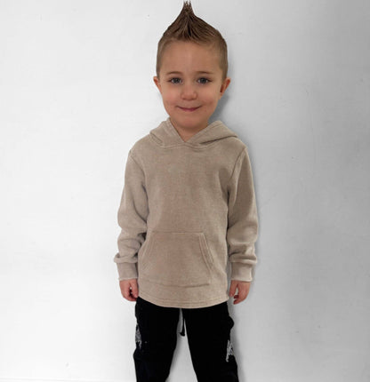 SAND WASHED • WAFFLE HOODIE