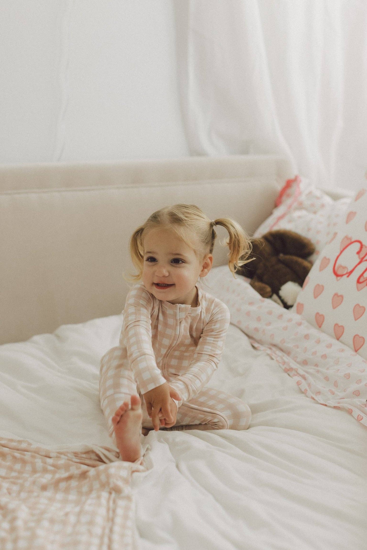 Convertible PJ - Pink Gingham