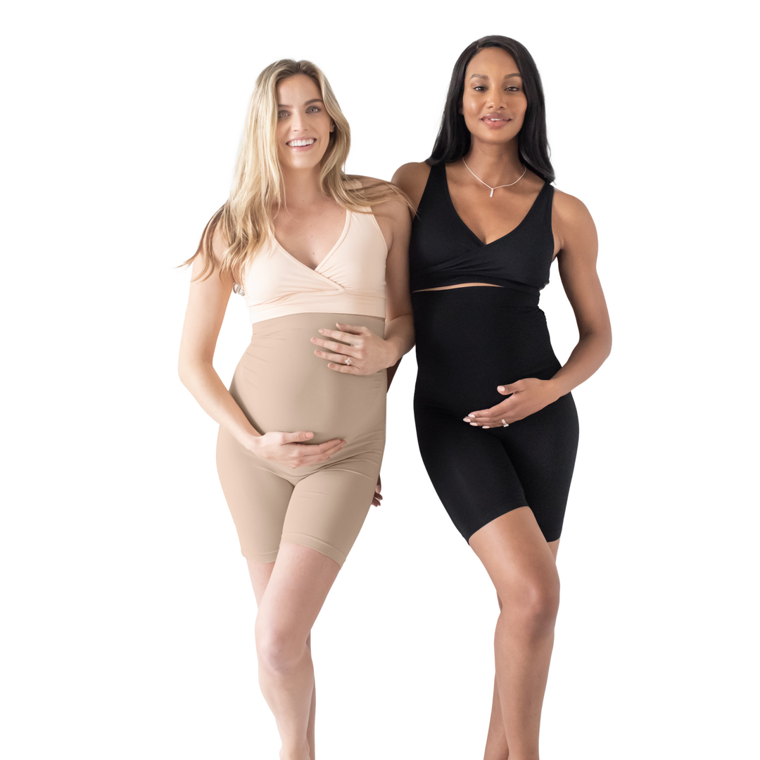 Bamboo Maternity No Rub Short - Beige