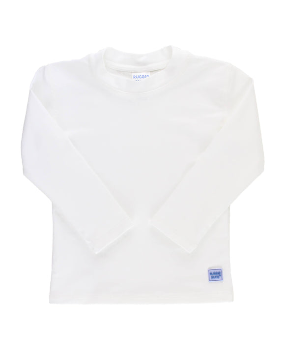 White Long Sleeve Rash Guard