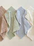 Waffle Mini Blanket Tan